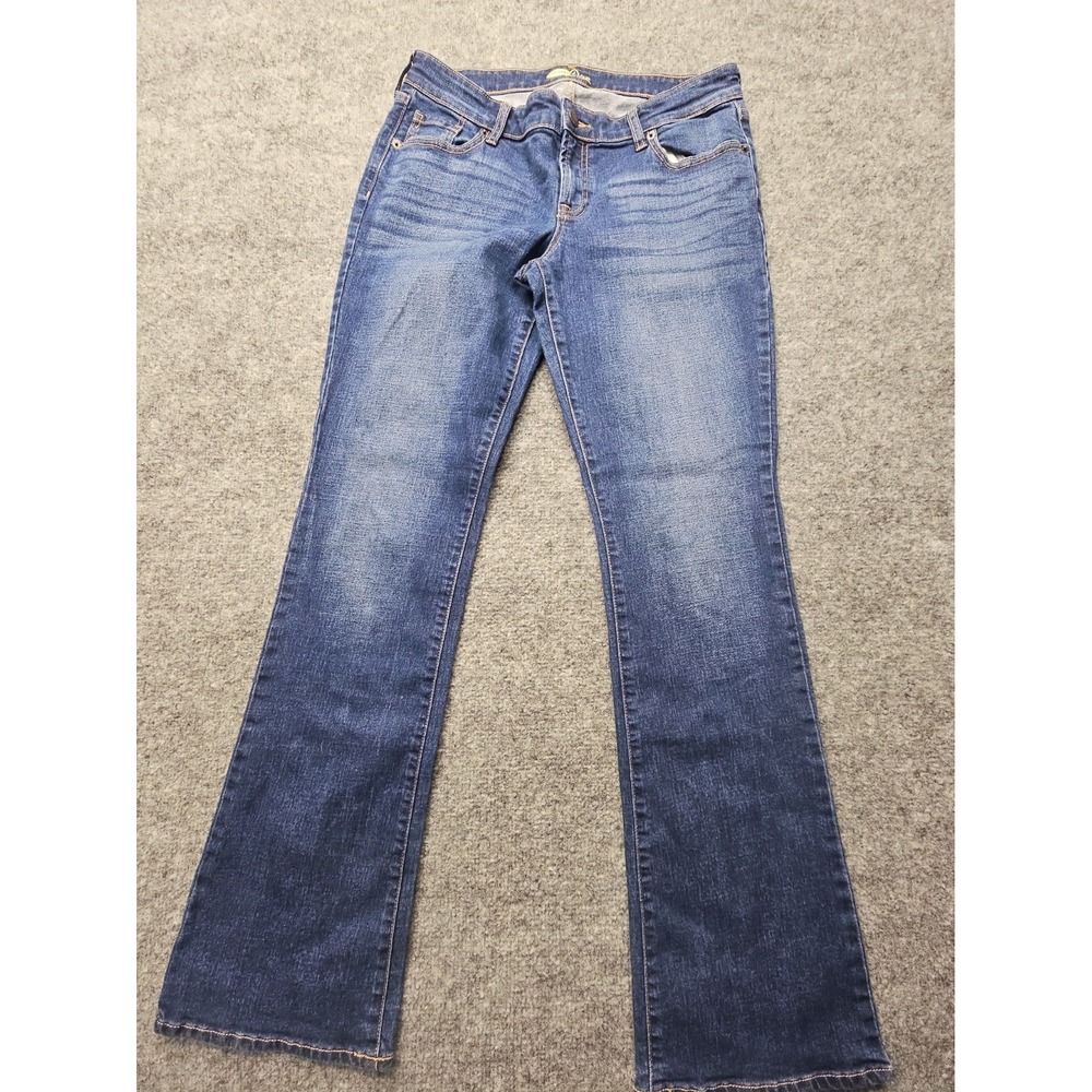 Old Navy The Diva Women Jeans Size 10 Regular(32x32) Low Rise Bootcut Dark Wash